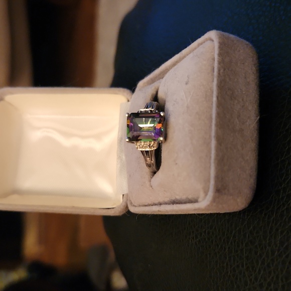 Jewelry - Color changing Vintage Sterling Silver Ring Sz 6.5